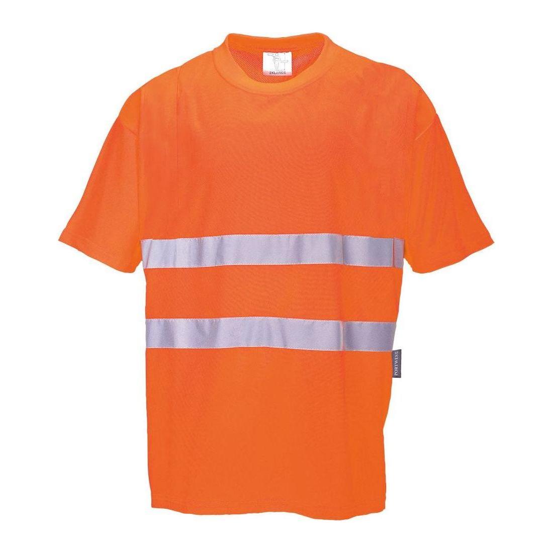 Portwest Bomulds komfort T - Shirt S172 - Sikkerhedsgiganten