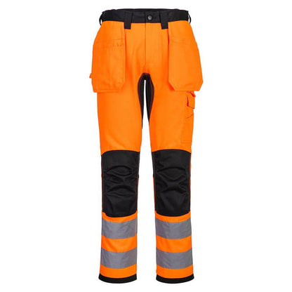 Portwest CD889 - WX2 Eco hi - vis stretch bukser med hængelommer - Sikkerhedsgiganten