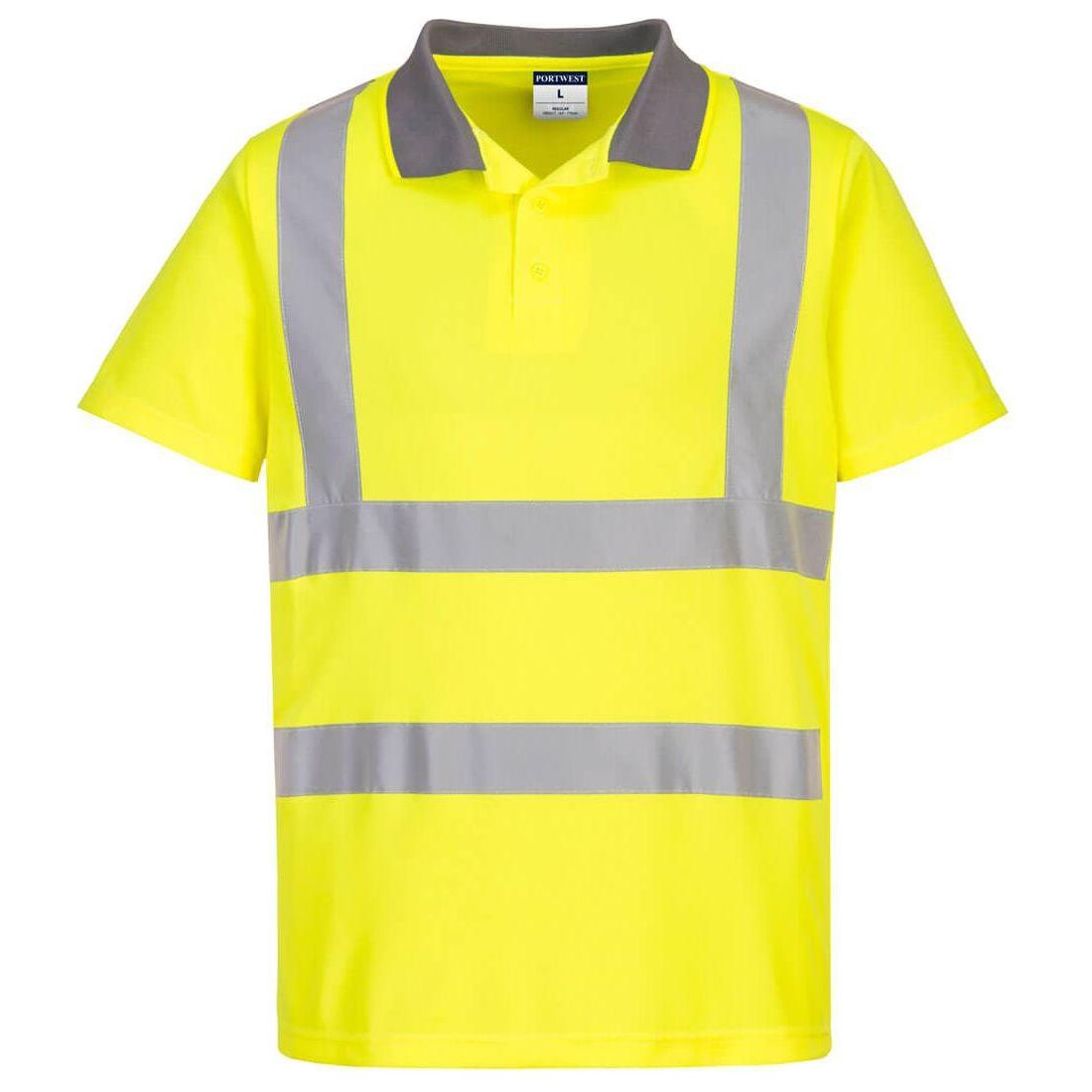 Portwest Eco hi - vis s/s polo (6 pack) EC10 - Sikkerhedsgiganten