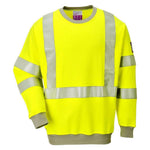 Portwest FR Anti - Statisk Hi - Vis Sweatshirt FR72 - Sikkerhedsgiganten