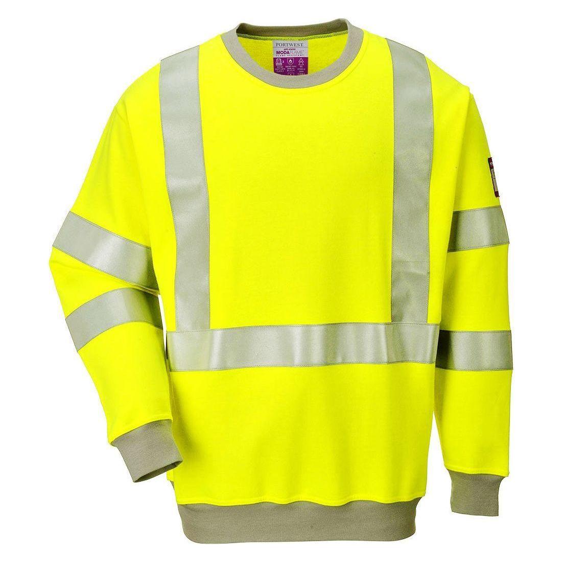 Portwest FR Anti - Statisk Hi - Vis Sweatshirt FR72 - Sikkerhedsgiganten