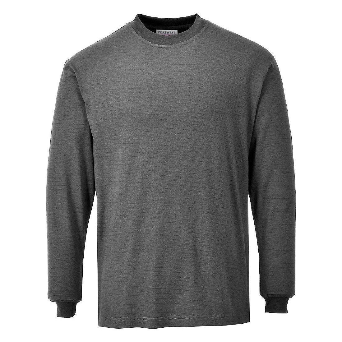 Portwest FR Anti - statisk Langærmet T - Shirt FR11 - Sikkerhedsgiganten