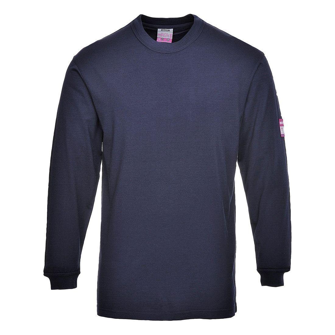 Portwest FR Anti - statisk Langærmet T - Shirt FR11 - Sikkerhedsgiganten