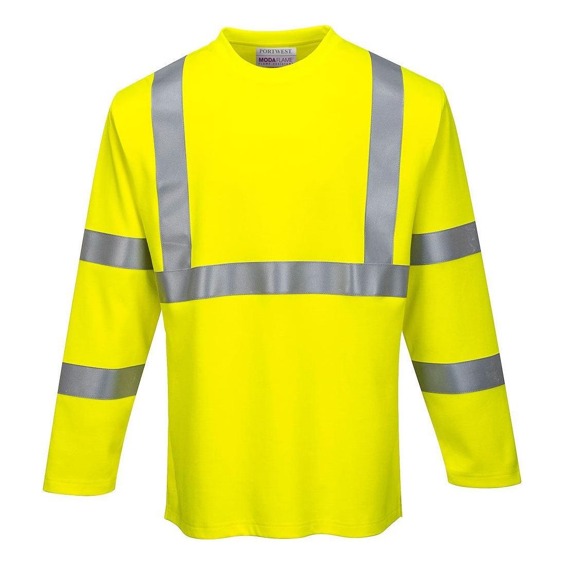 Portwest FR hi - vis langærmet T - shirts FR96 - Sikkerhedsgiganten