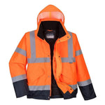 Portwest Hi - Vis 2 Farvet Pilotjakke S266 - Sikkerhedsgiganten