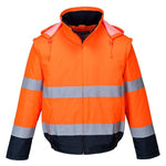 Portwest Hi - vis 2 i 1 kontrast let pilotjakke C464 - Sikkerhedsgiganten