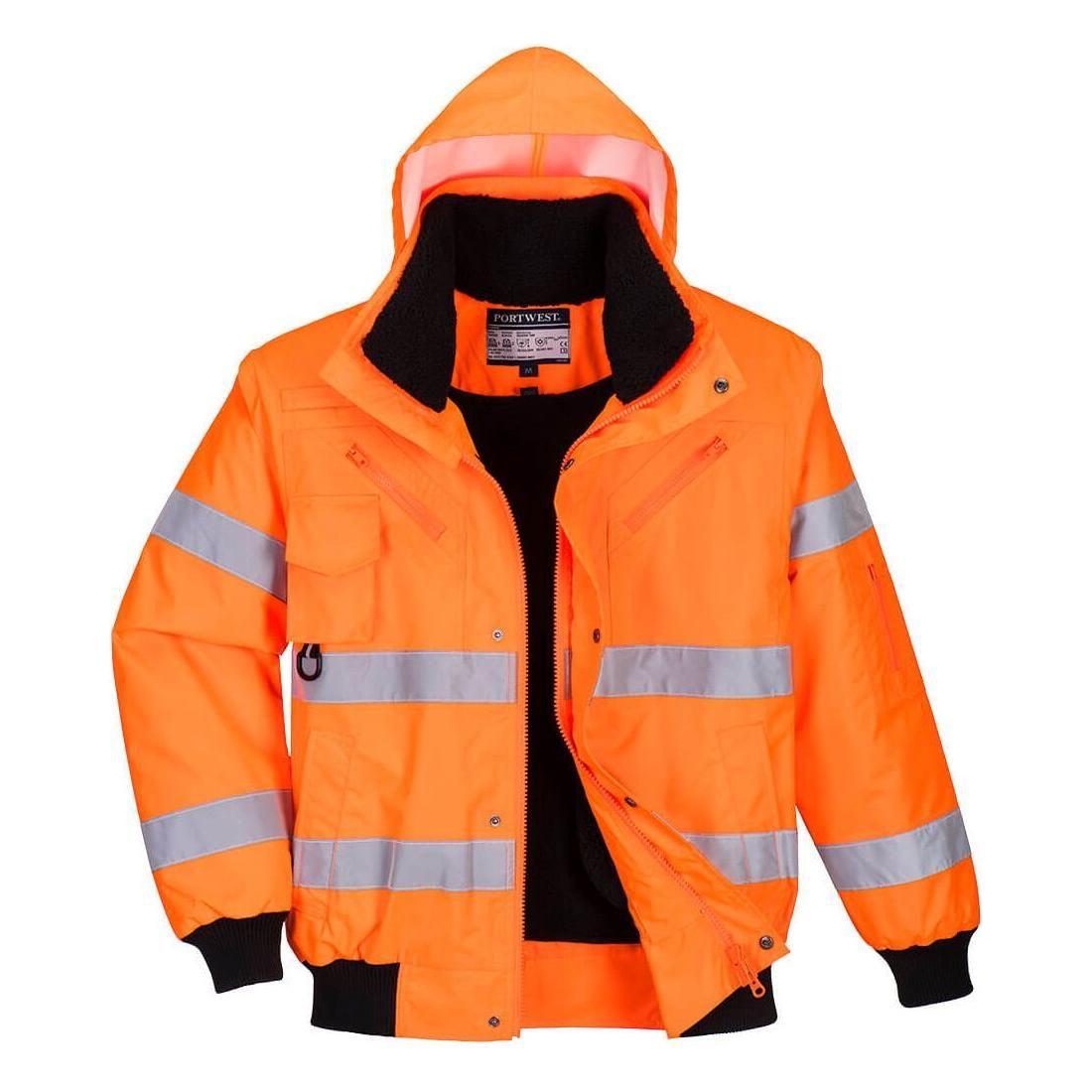 Portwest Hi - vis 3 - i - 1 pilotjakke C467 - Sikkerhedsgiganten