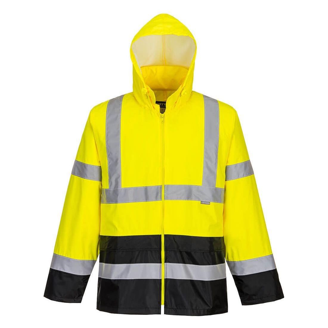 Portwest Hi - Vis Klassisk Kontrast Regn Jakke H443 - Sikkerhedsgiganten