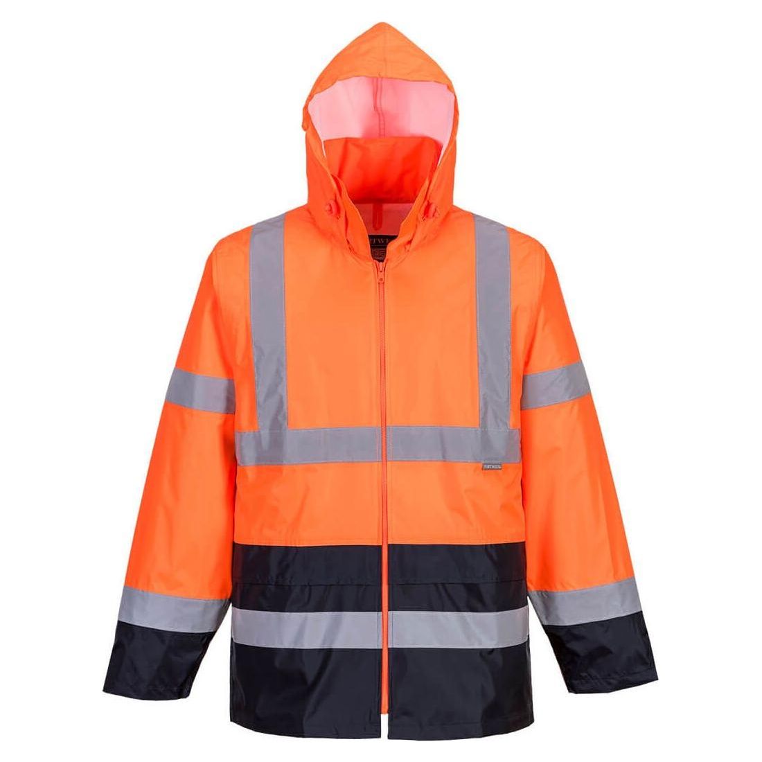 Portwest Hi - Vis Klassisk Kontrast Regn Jakke H443 - Sikkerhedsgiganten