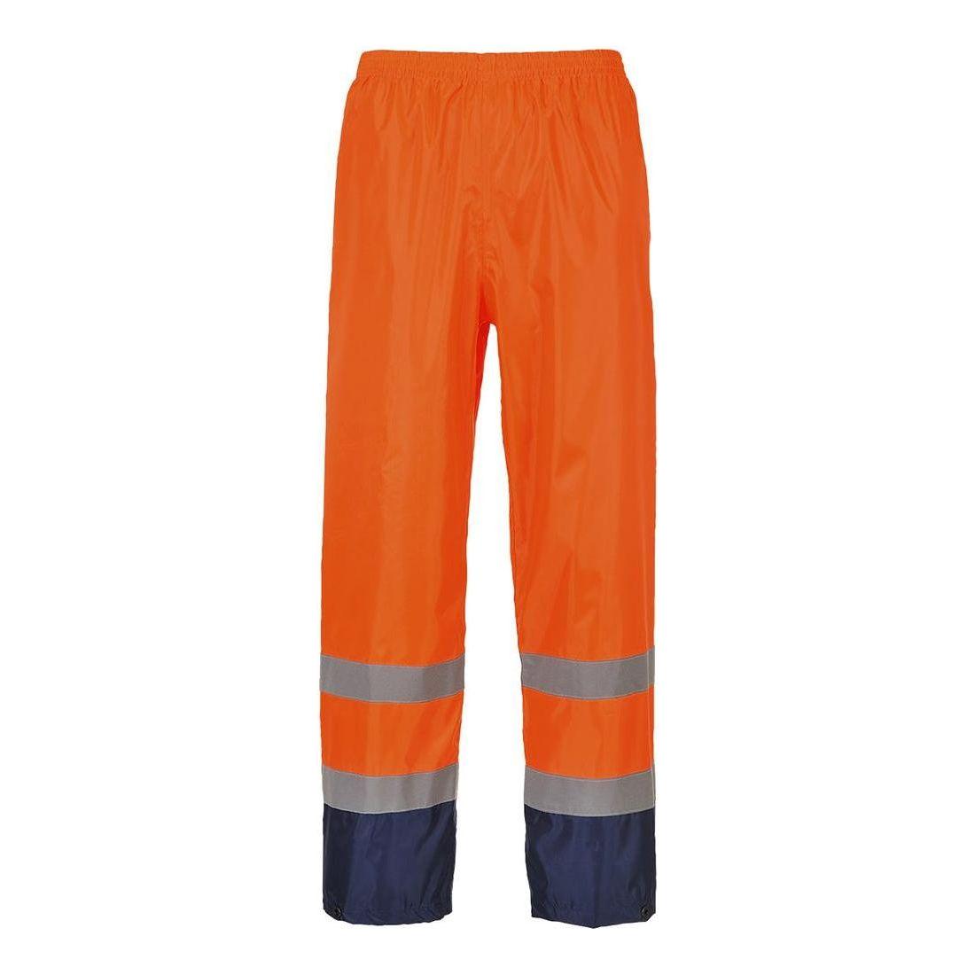 Portwest Hi - Vis Klassisk Kontrast Regnbukser H444 - Sikkerhedsgiganten