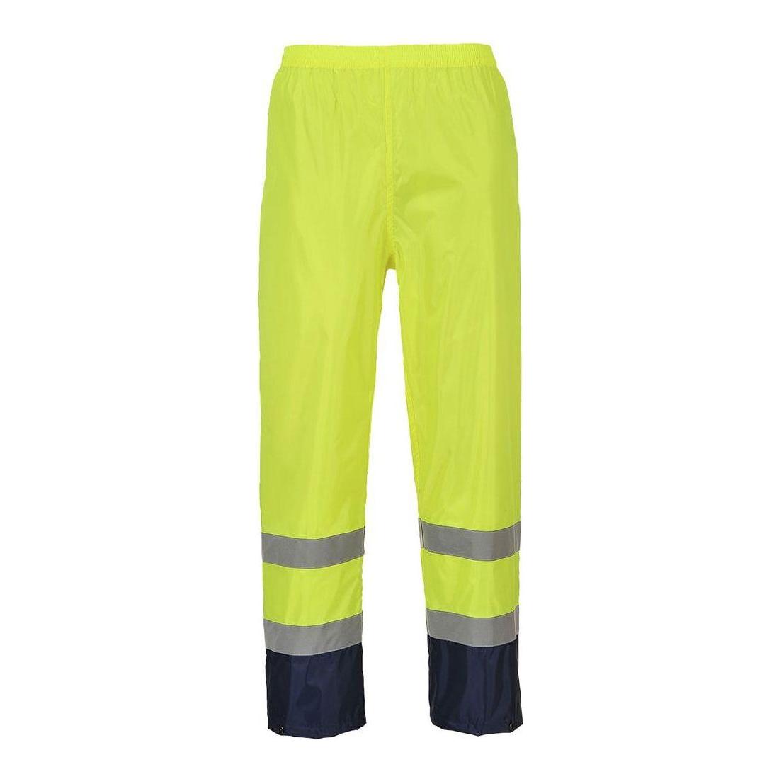 Portwest Hi - Vis Klassisk Kontrast Regnbukser H444 - Sikkerhedsgiganten