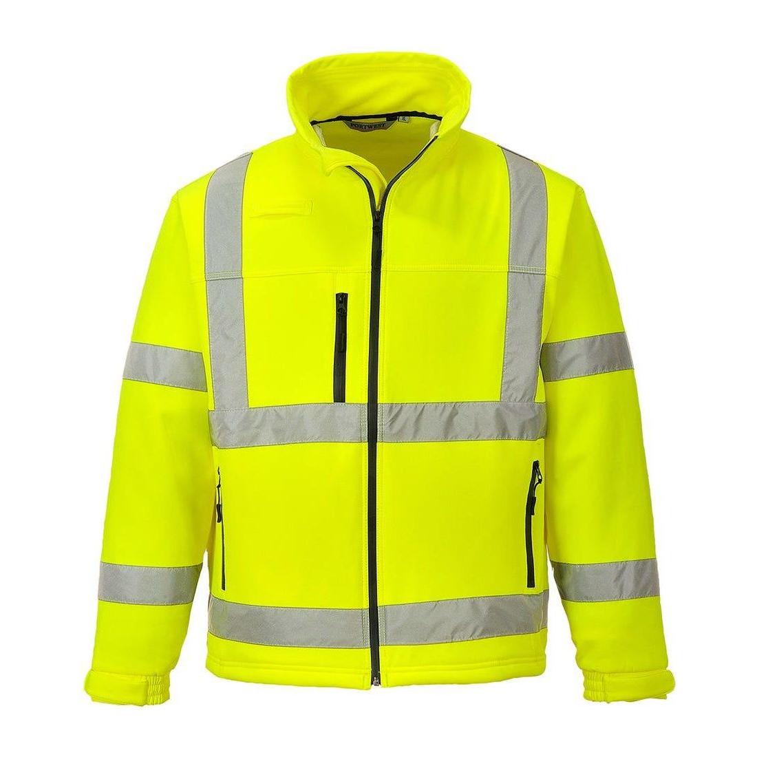 Portwest Hi - Vis Klassisk Softshell Jakke (3L) S424 - Sikkerhedsgiganten