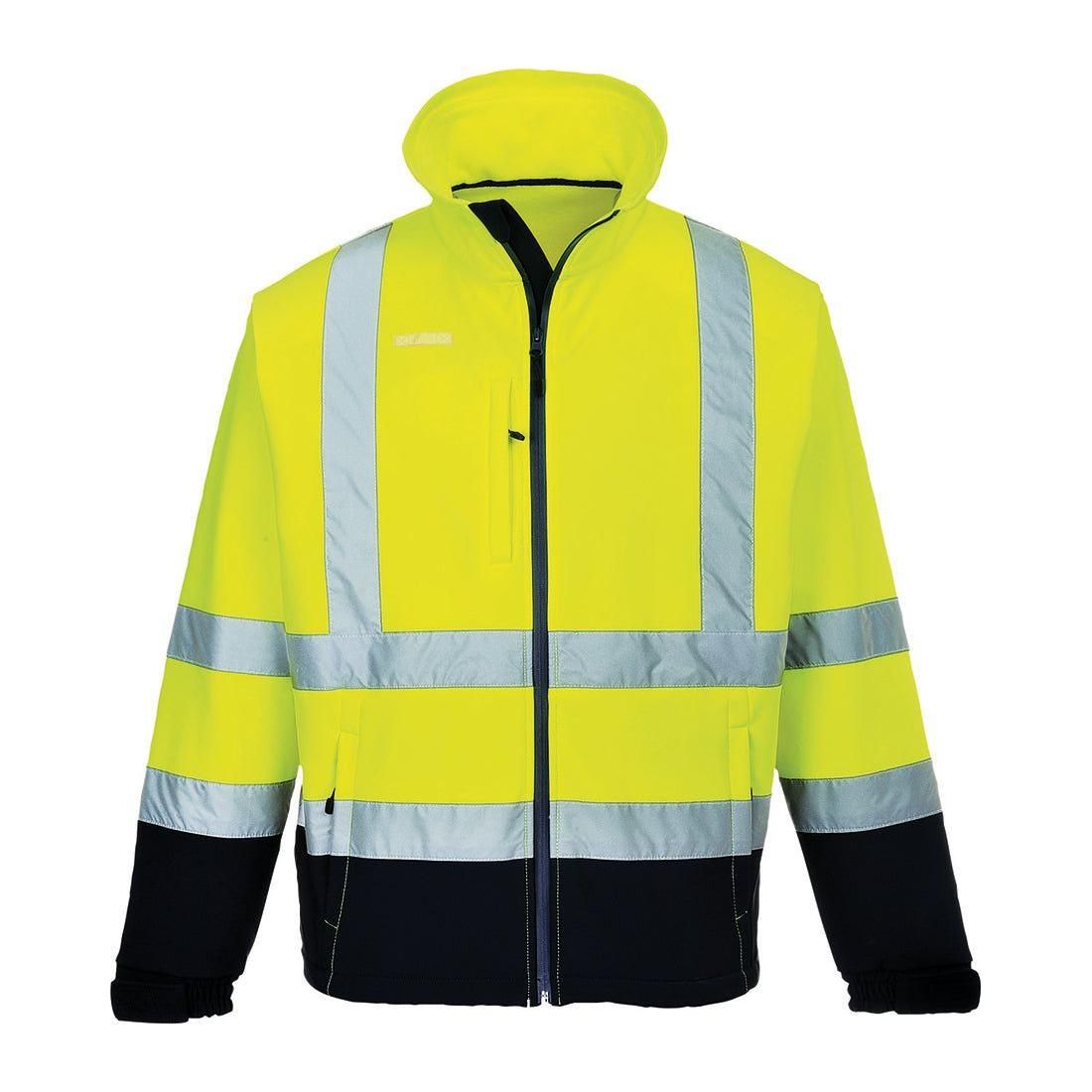 Portwest Hi - Vis kontrast softshell (3L) S425 - Sikkerhedsgiganten