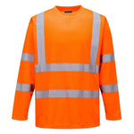 Portwest Hi - Vis langærmet T - Shirt S178 - Sikkerhedsgiganten