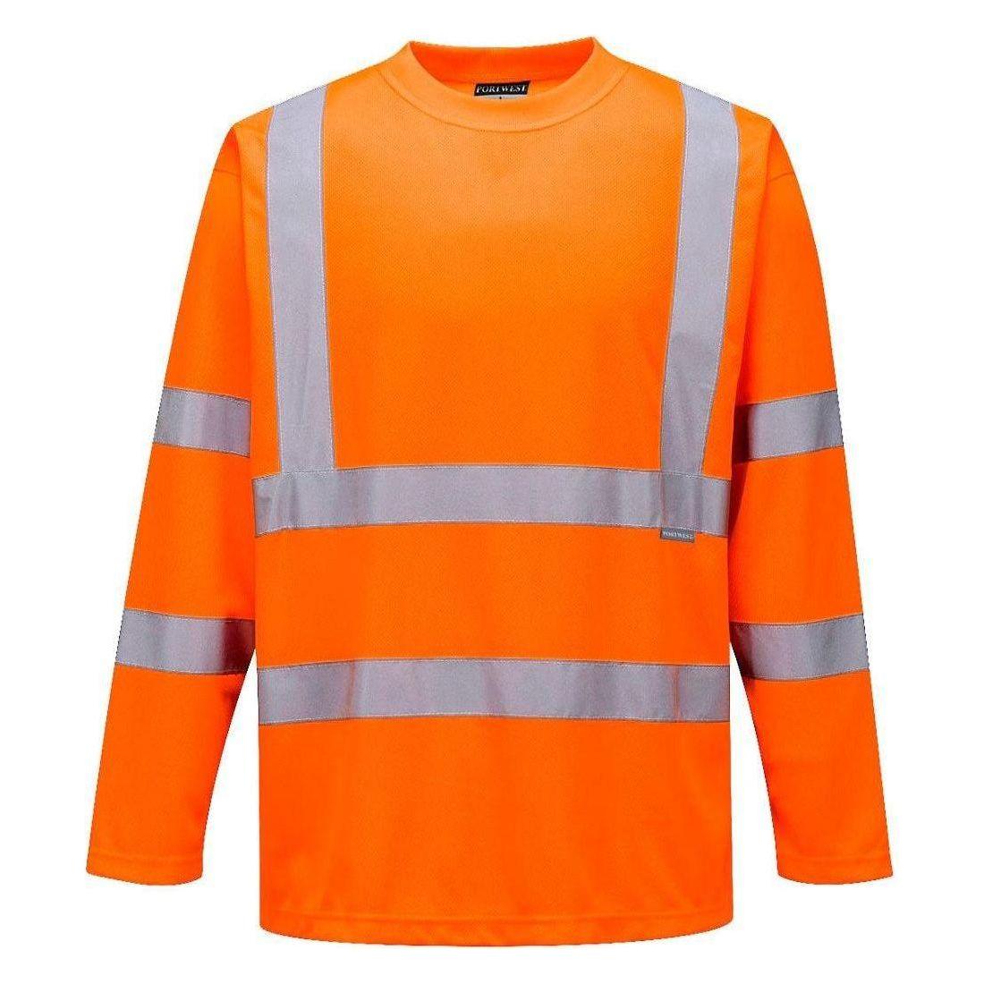 Portwest Hi - Vis langærmet T - Shirt S178 - Sikkerhedsgiganten