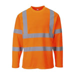 Portwest Hi - Vis Langærmet T - Shirt S278 - Sikkerhedsgiganten