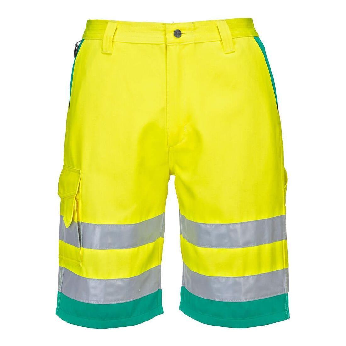 Portwest Hi - vis letvægts poly/bomulds shorts L043 - Sikkerhedsgiganten