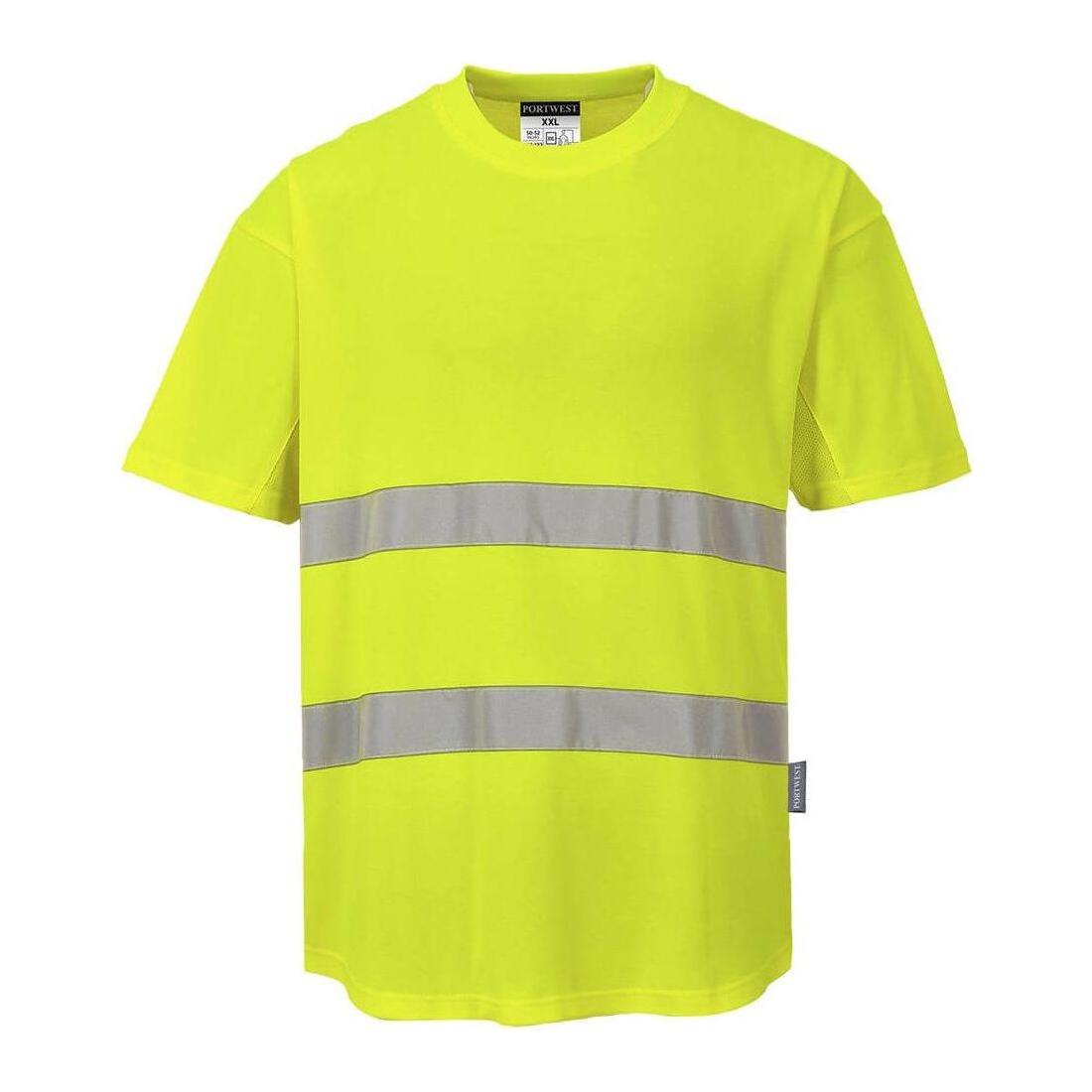 Portwest Hi - Vis mesh bomulds Comfort T - shirt S/S C394 - Sikkerhedsgiganten