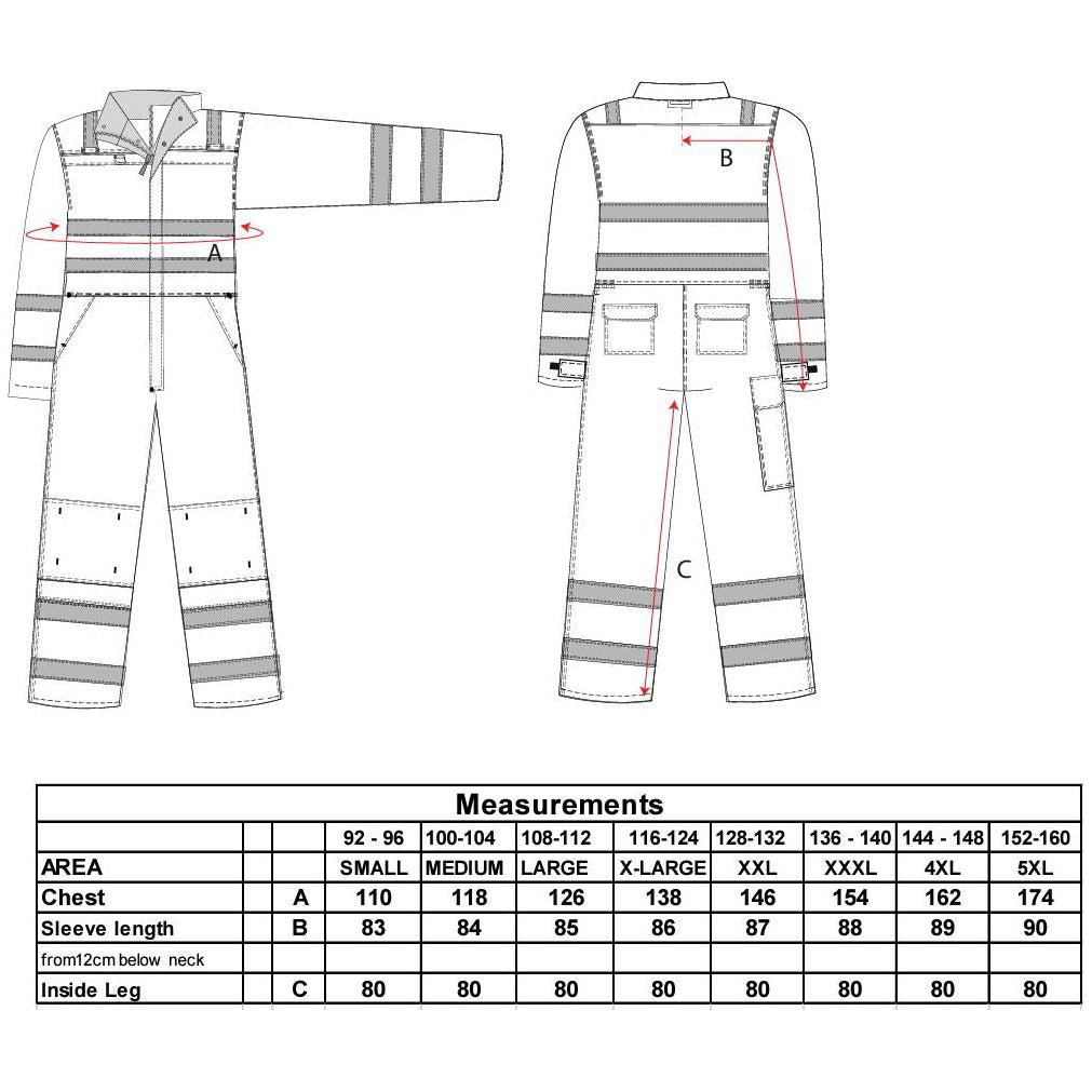 Portwest Hi - Vis Multi - Norm Kedeldragt FR60 - Sikkerhedsgiganten