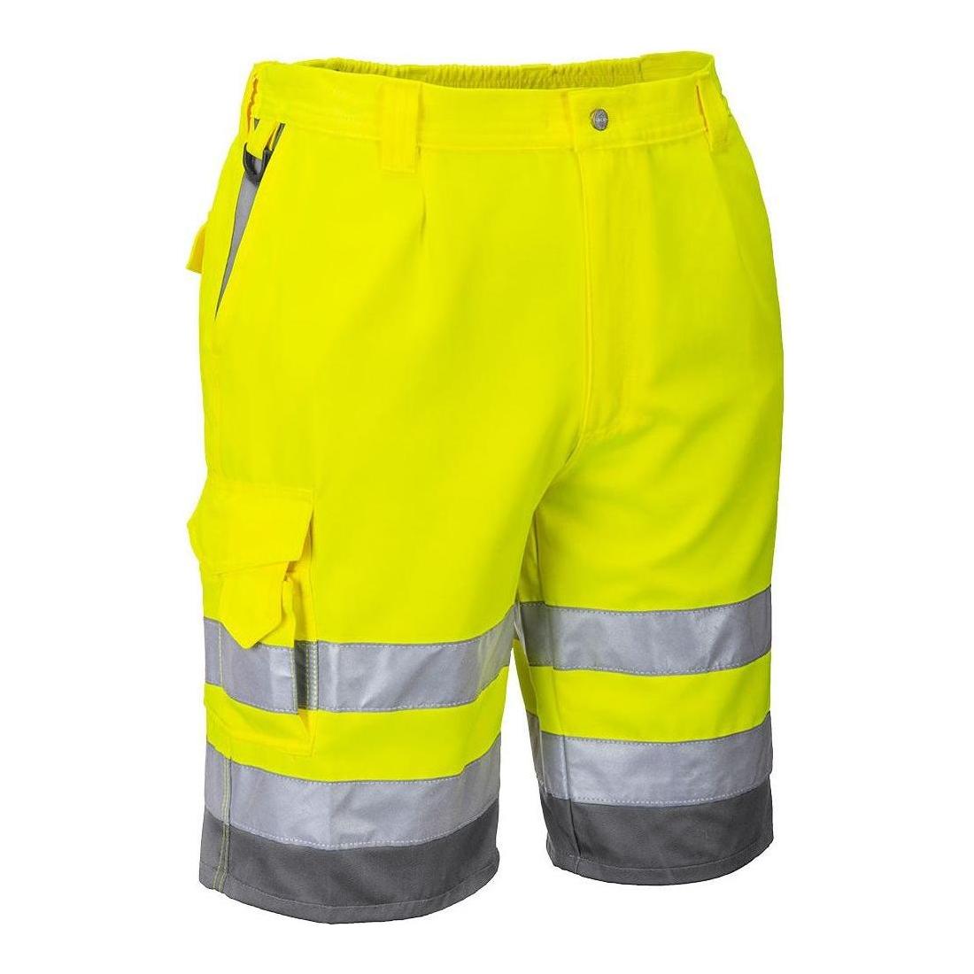 Portwest Hi - vis poly - bomuld short E043 - Sikkerhedsgiganten