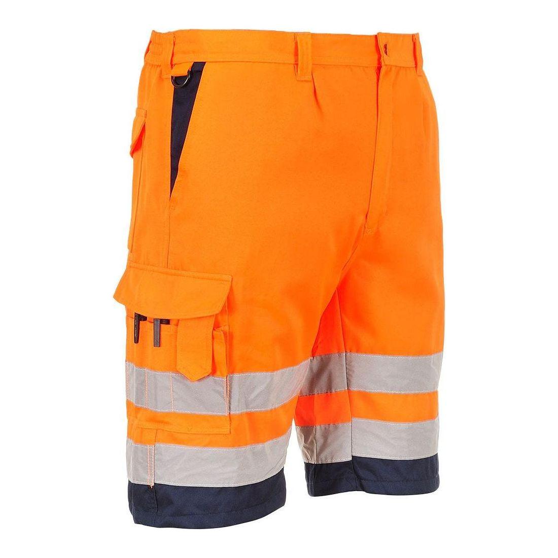 Portwest Hi - vis poly - bomuld short E043 - Sikkerhedsgiganten