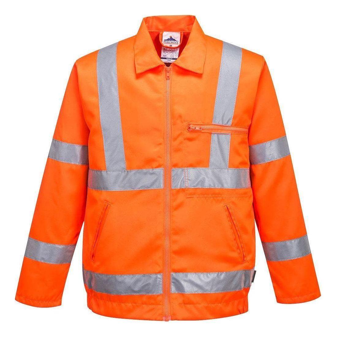Portwest Hi - Vis Poly - Bomuldsjakke RIS RT40 - Sikkerhedsgiganten