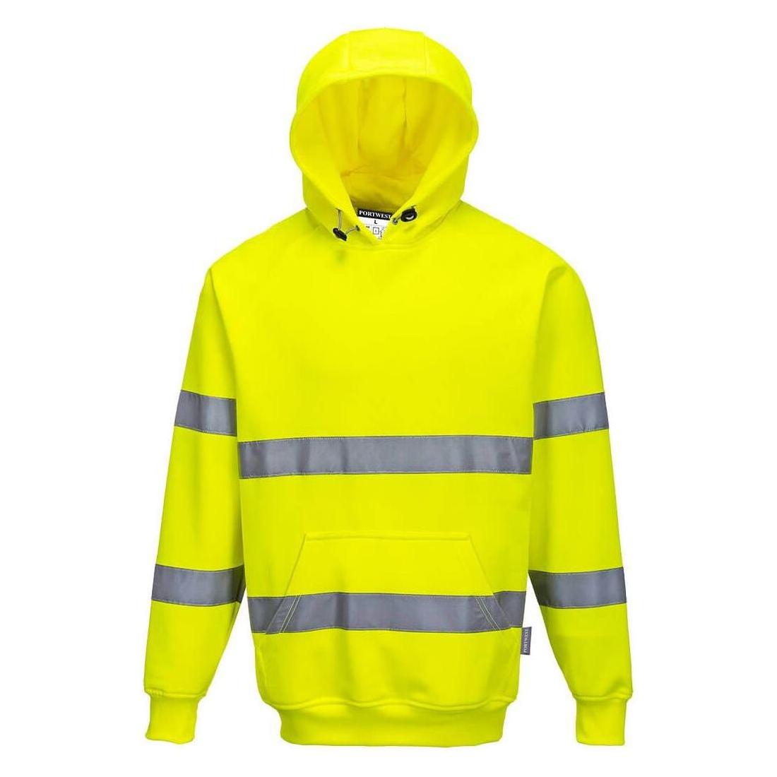 Portwest Hi - vis sweatshirt med hætte B304 - Sikkerhedsgiganten