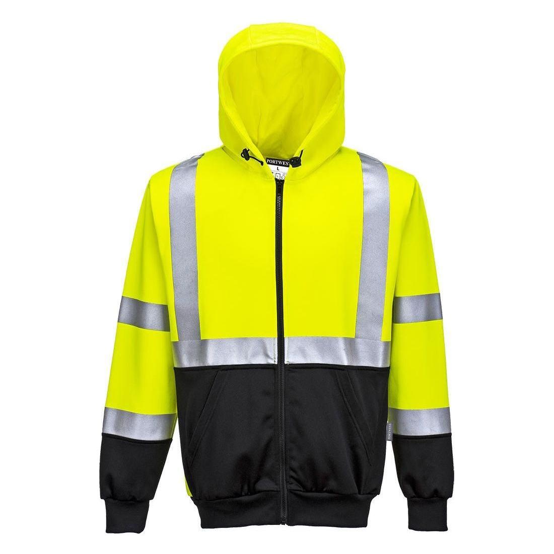 Portwest Hi - Vis Two - Tone Hoodie med Lynlås B315 - Sikkerhedsgiganten