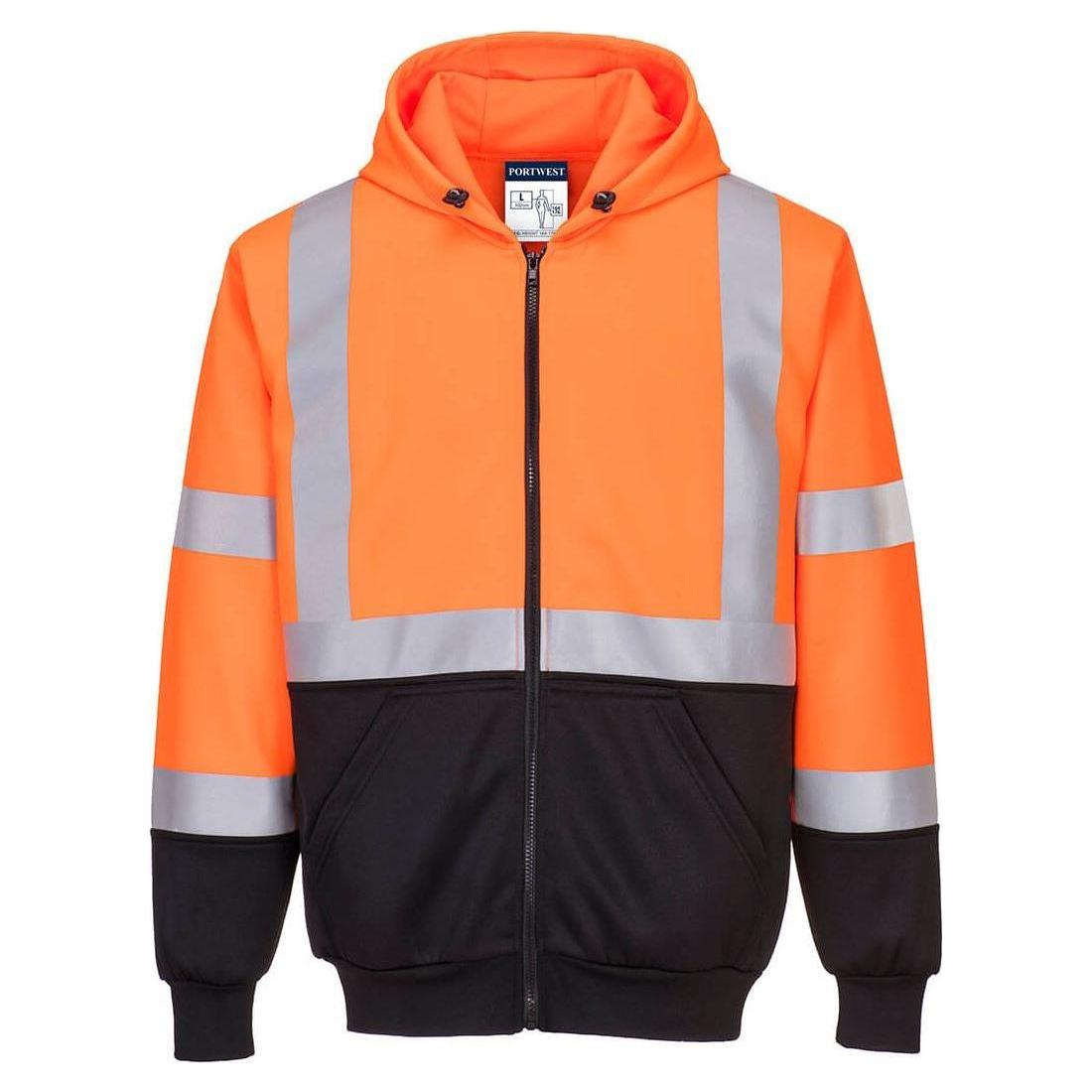 Portwest Hi - Vis Two - Tone Hoodie med Lynlås B315 - Sikkerhedsgiganten