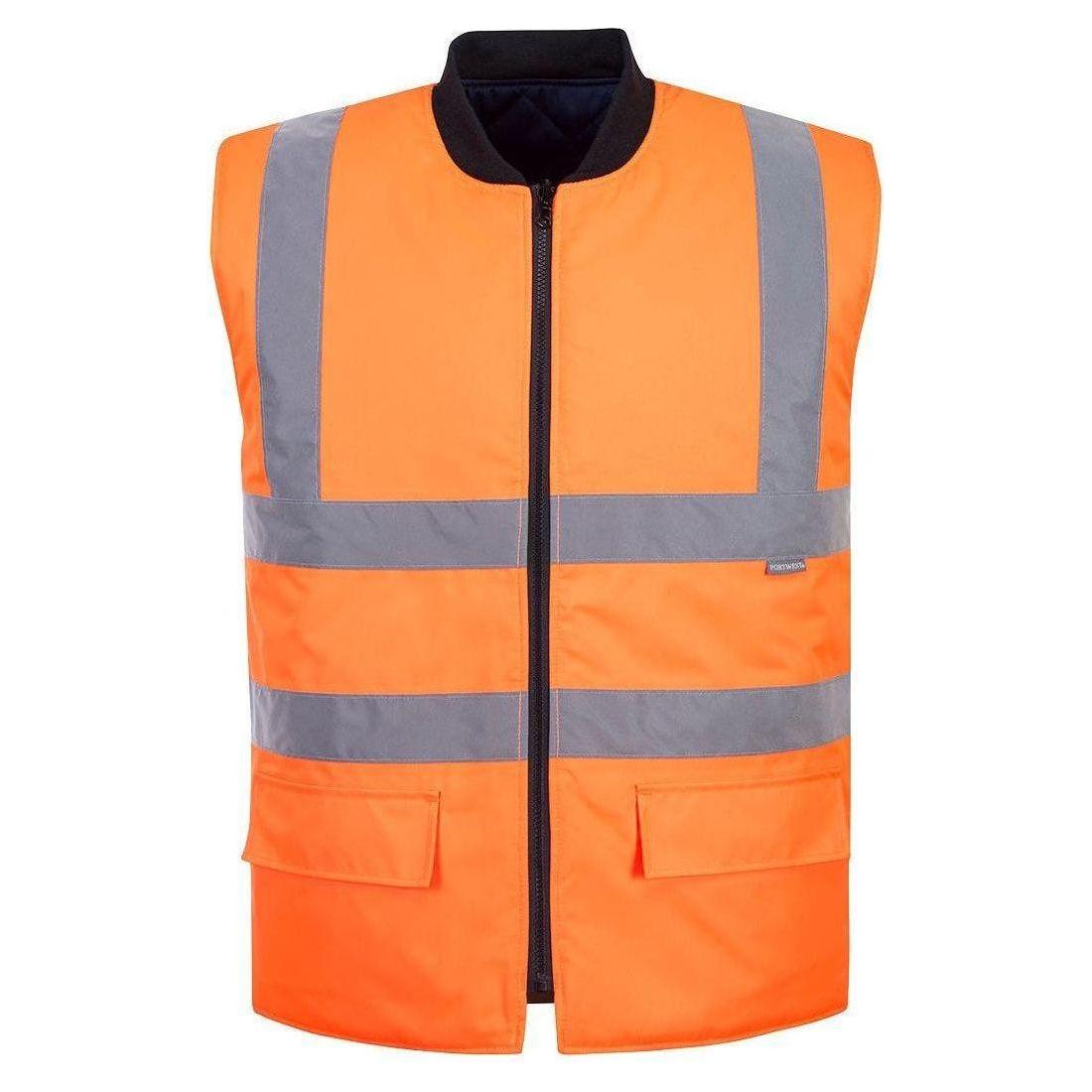 Portwest Hi - Vis Vendbar Bodywarmer S469 - Sikkerhedsgiganten