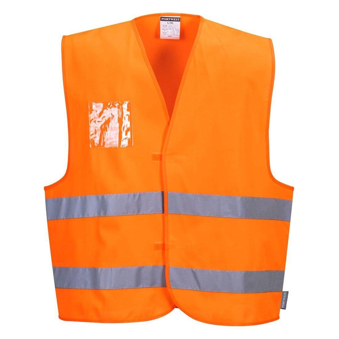 Portwest Hi - Vis Vest - Dobbelt ID - holder C475 - Sikkerhedsgiganten