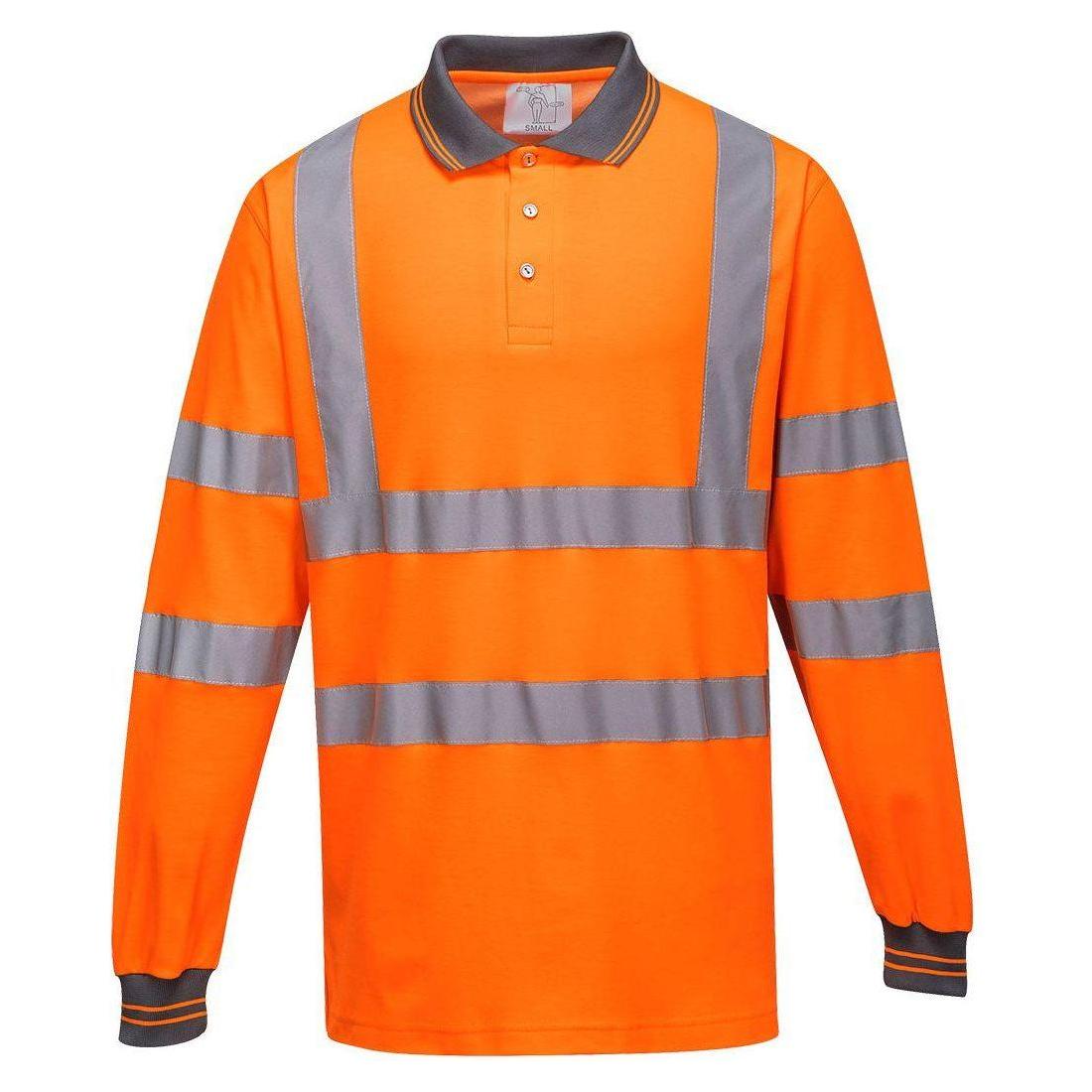 Portwest Langærmet Cotton Comfort Polo S271 - Sikkerhedsgiganten