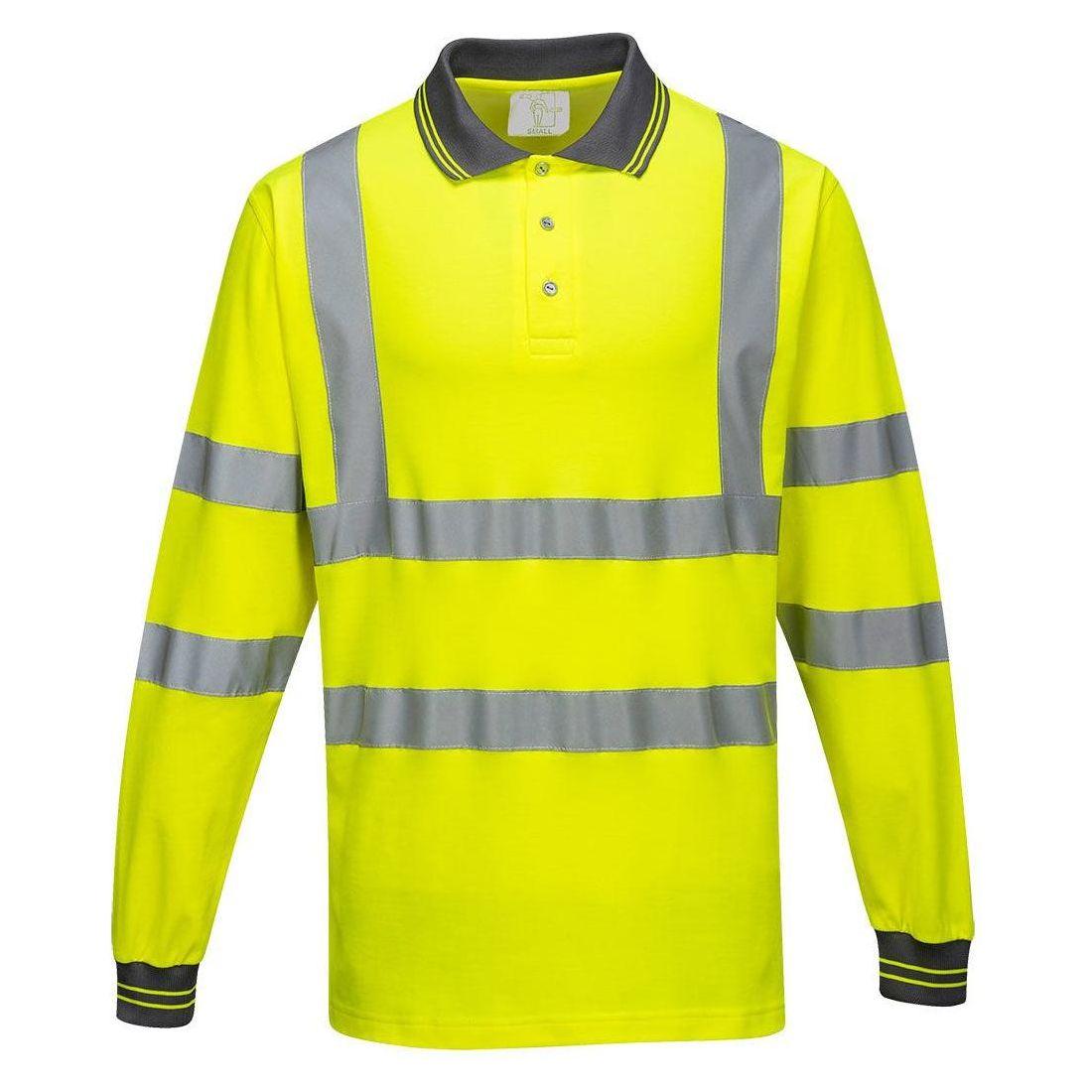 Portwest Langærmet Cotton Comfort Polo S271 - Sikkerhedsgiganten