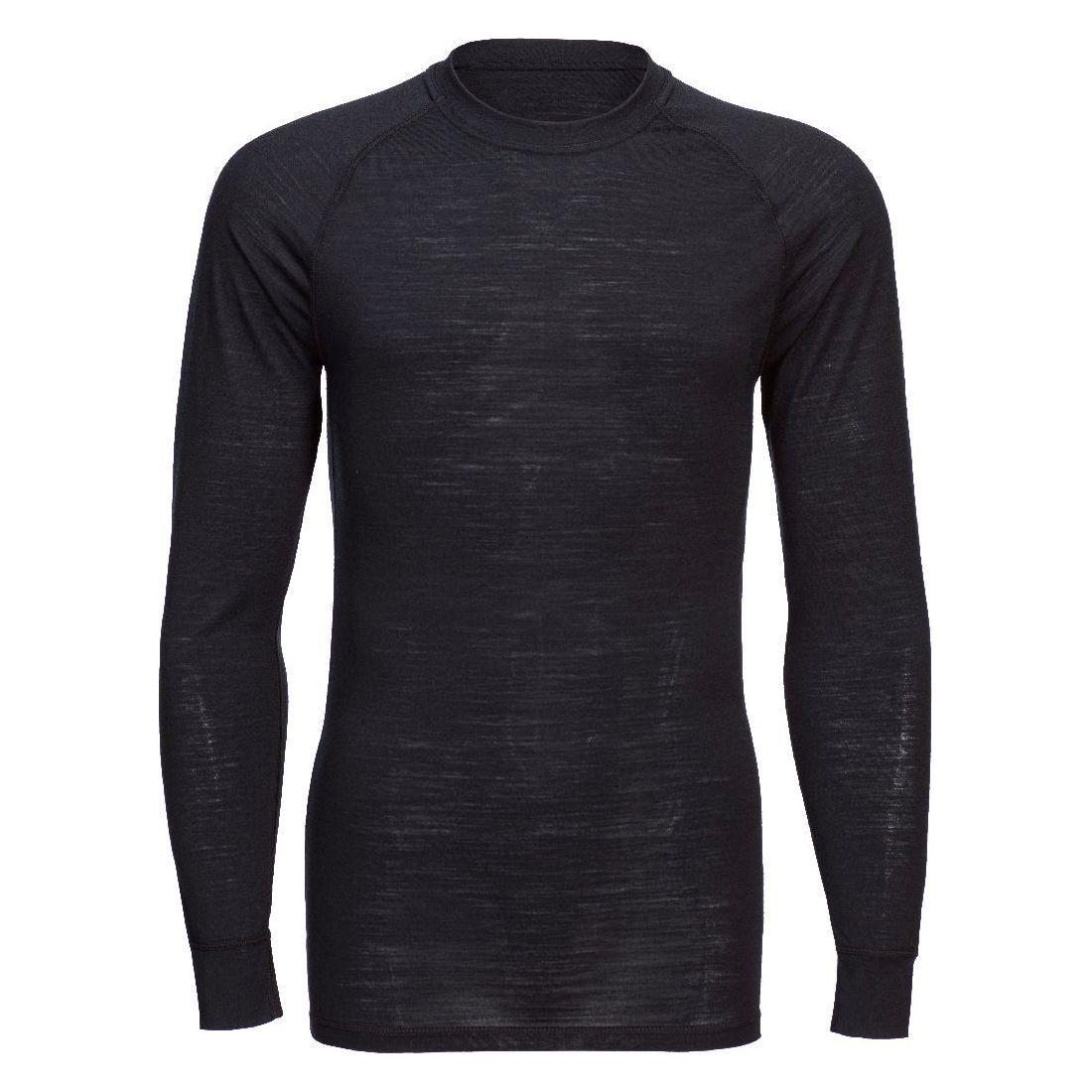 Portwest Langærmet T - shirt i merinould med rund hals B183 - Sikkerhedsgiganten