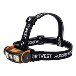 Portwest Lygte PA76 - Sort/Orange 300 lumens - Sikkerhedsgiganten