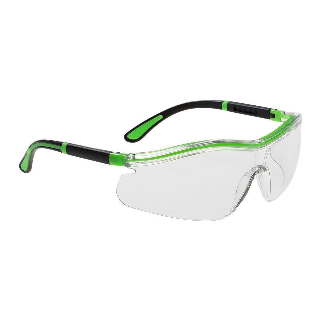 Portwest Neon Sikkerhedsbrille PS34 klar - Sikkerhedsgiganten