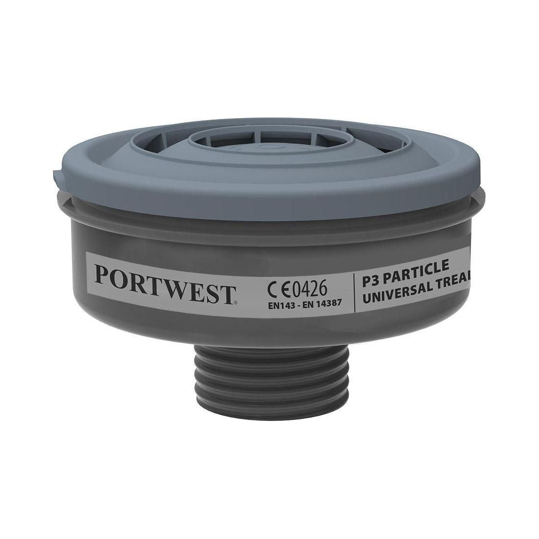 Portwest P3 Partikelfilter Universal Gevind P946 - Sikkerhedsgiganten