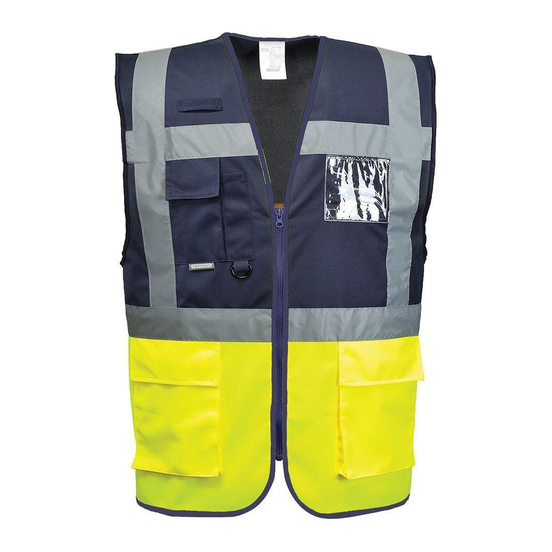 Portwest Paris hi - vis kontrastfarvet executive vest C276 - Sikkerhedsgiganten