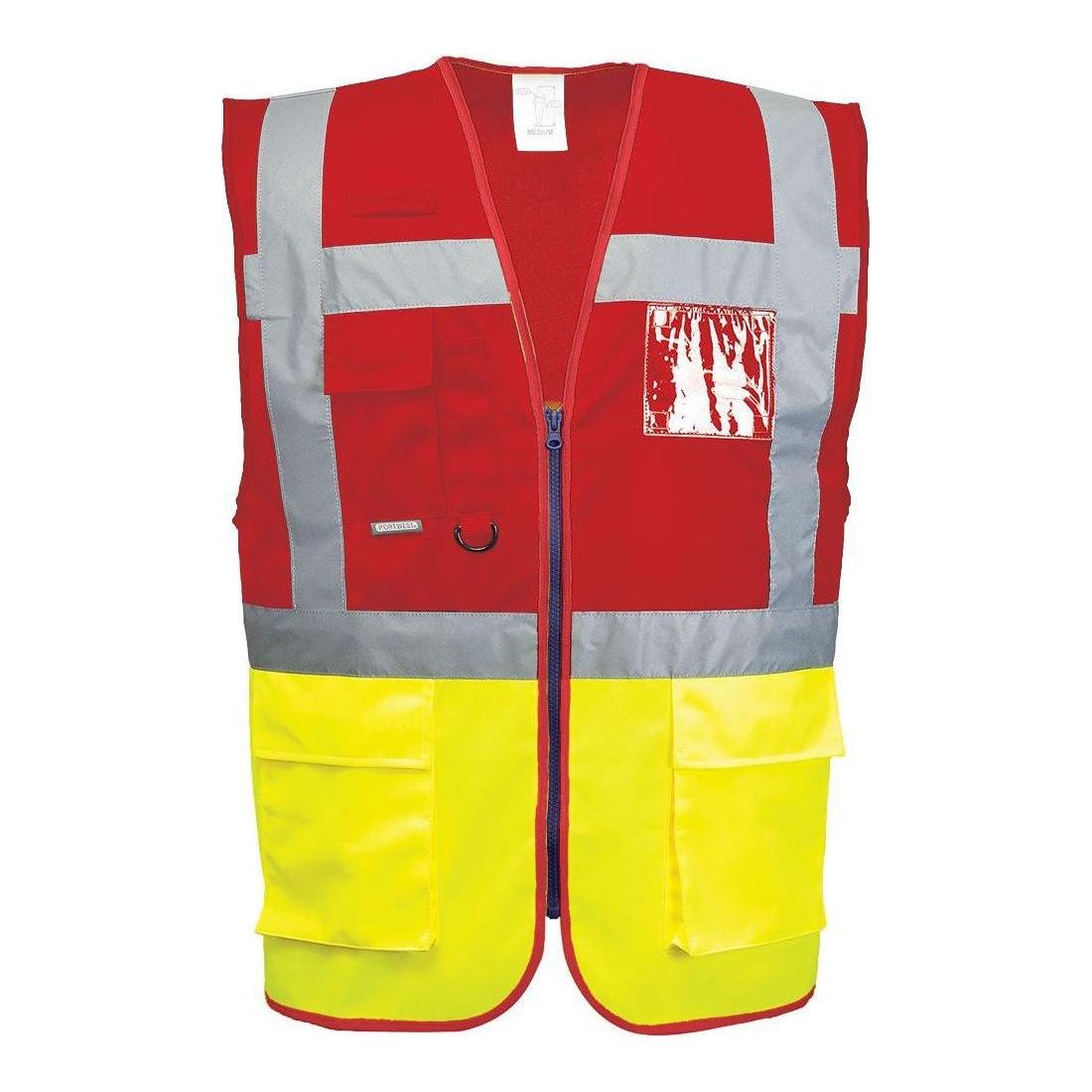 Portwest Paris hi - vis kontrastfarvet executive vest C276 - Sikkerhedsgiganten