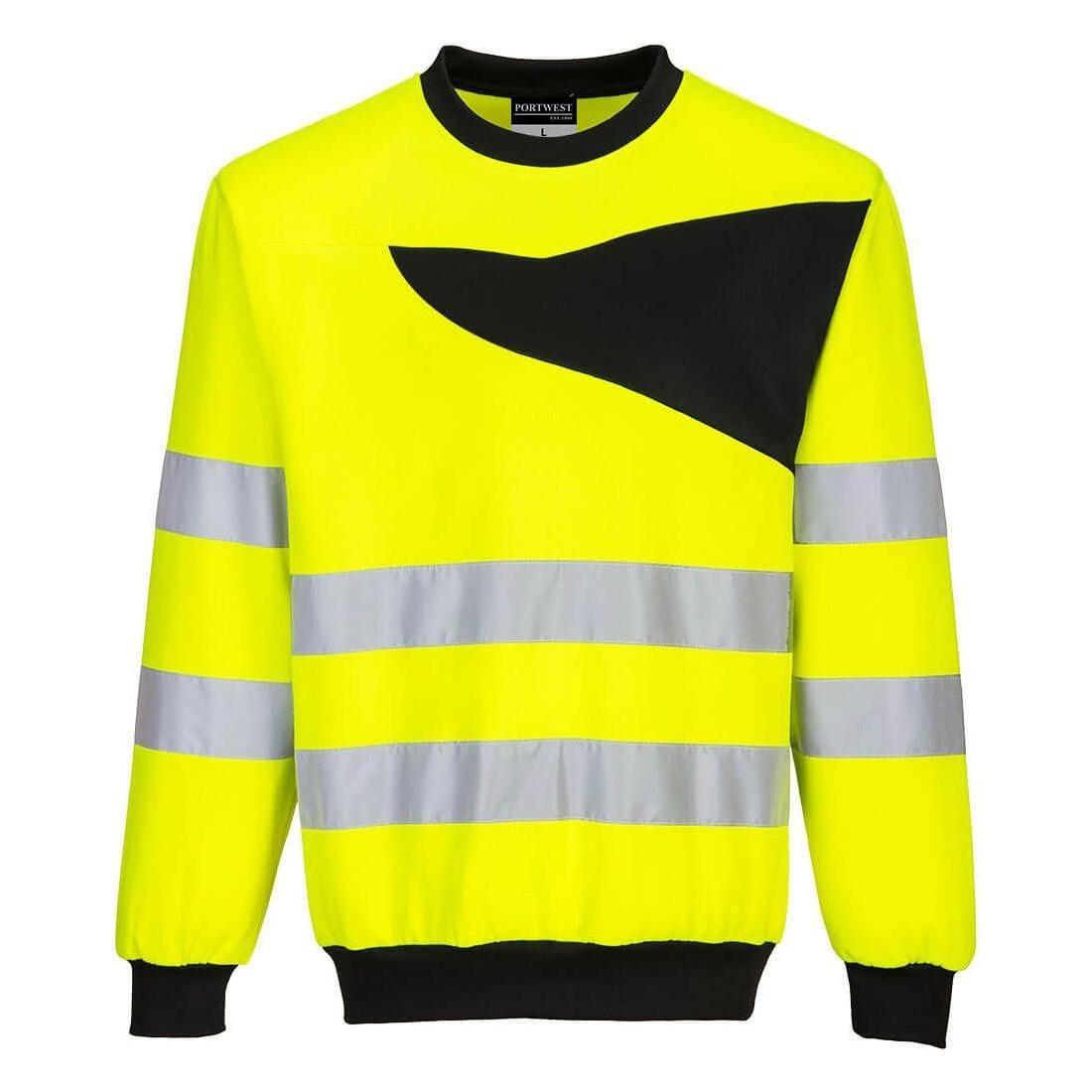 Portwest PW2 Hi - Vis Sweatshirt med rund hals PW277 - Sikkerhedsgiganten