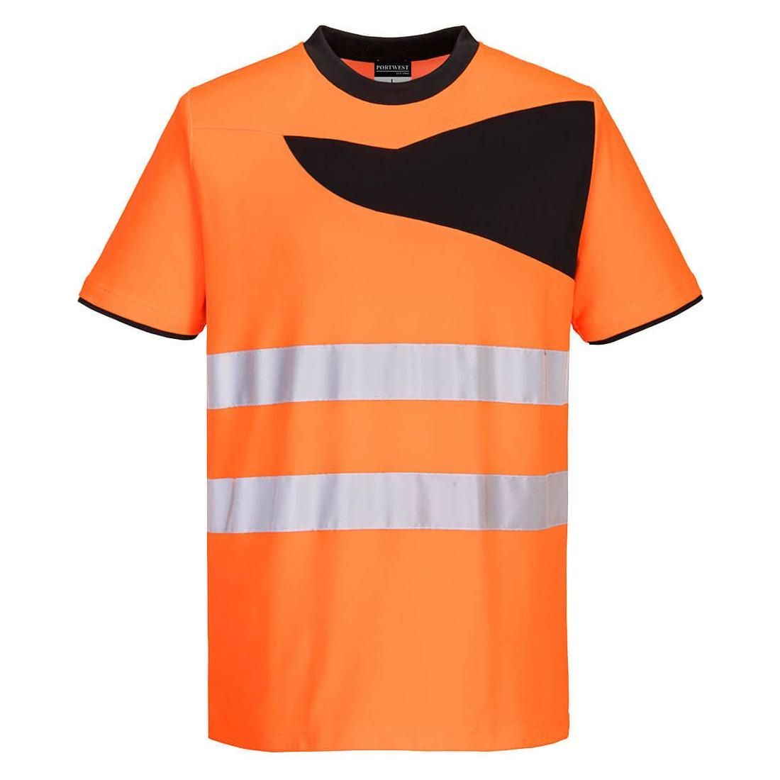 Portwest PW2 Hi - Vis t - shirt S/S PW213 - Sikkerhedsgiganten