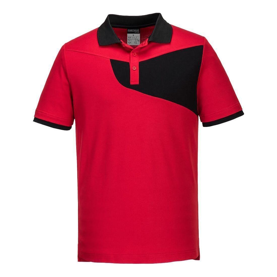 Portwest PW2 Polo T - Shirt S/S PW210 - Sikkerhedsgiganten