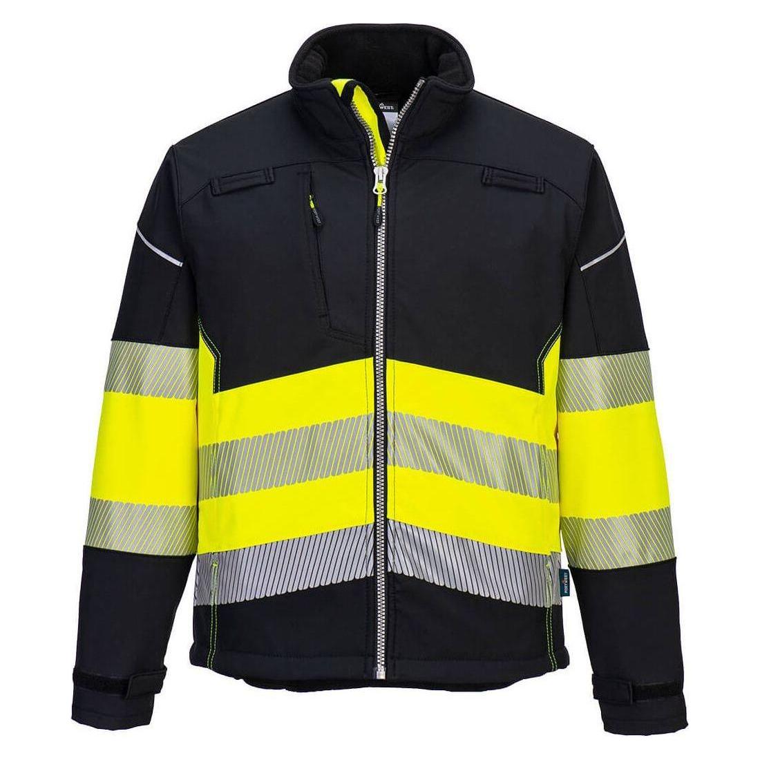 Portwest PW3 hi - vis kl. 1 softshell jakke PW375 - Sikkerhedsgiganten