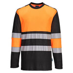 Portwest PW3 hi - vis kl. 1 T - shirt L/S PW312 - Sikkerhedsgiganten