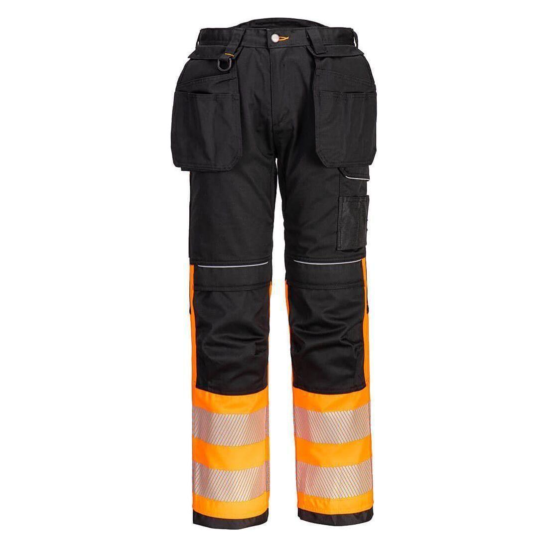 Portwest PW3 hi - vis kl.1 bukser med hængelommer PW307 - Sikkerhedsgiganten