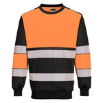 Portwest PW3 hi - vis klasse 1 sweatshirt PW376 - Sikkerhedsgiganten