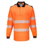 Portwest PW3 Hi - Vis Langærmet Polo T184 - Sikkerhedsgiganten