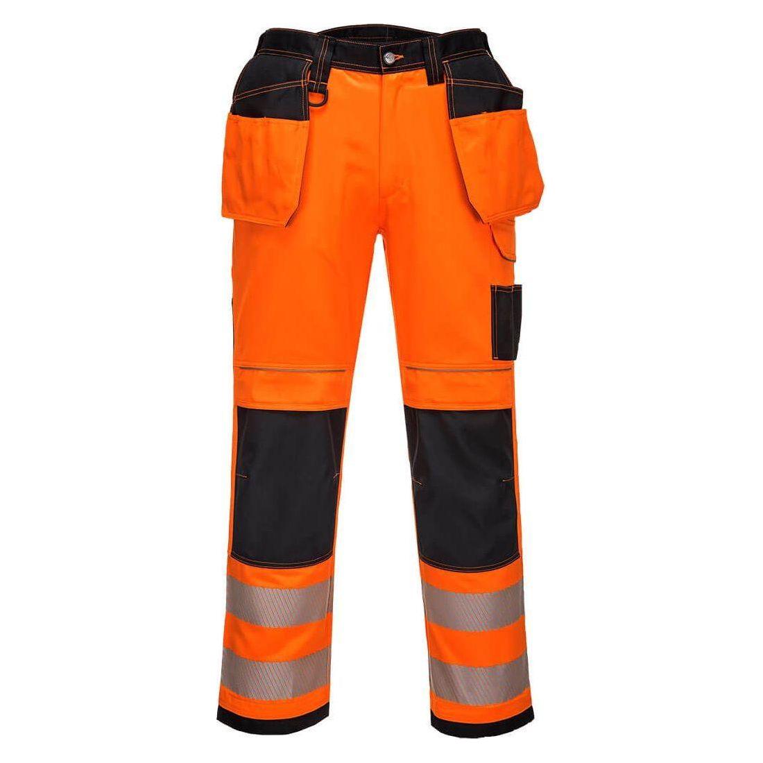 Portwest PW3 hi - vis stretch bukser med hængelommer PW306 - Sikkerhedsgiganten