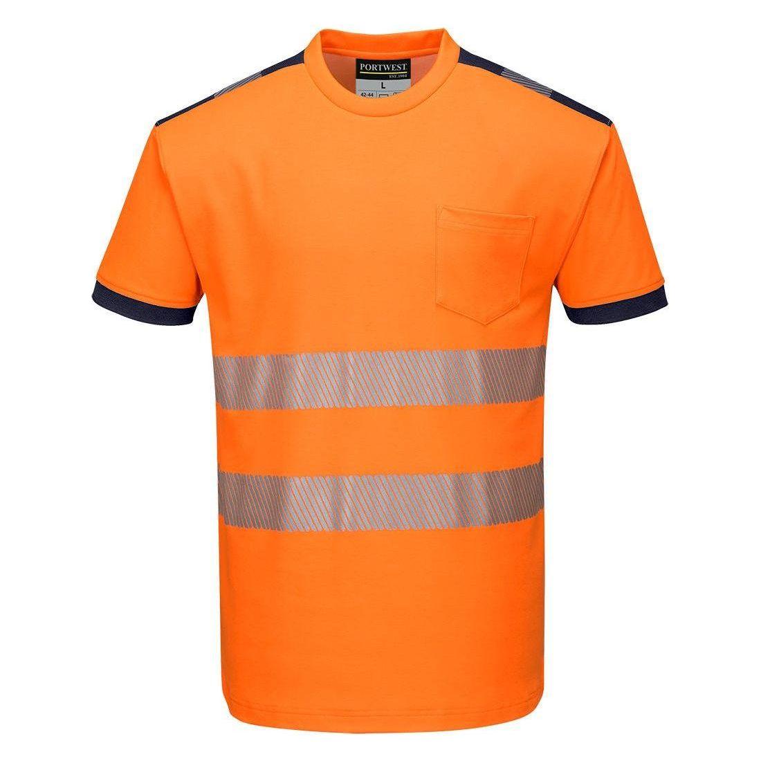 Portwest PW3 Hi - Vis T - shirt S/S T181 - Sikkerhedsgiganten