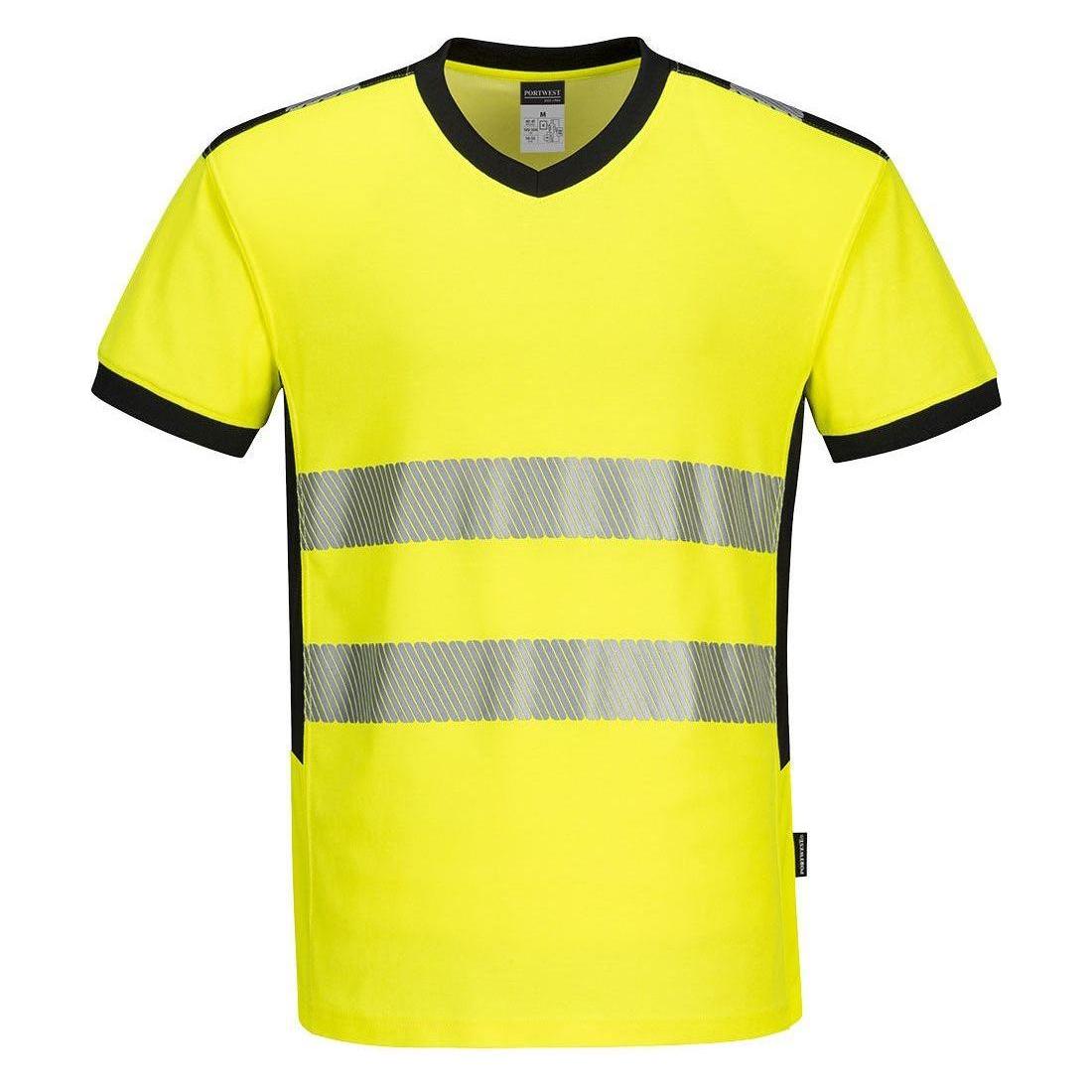 Portwest PW3 hi - vis v - hals t - shirts PW310 - Sikkerhedsgiganten